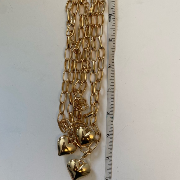 Hearts & Links Chain NWOT! - Picture 2 of 2